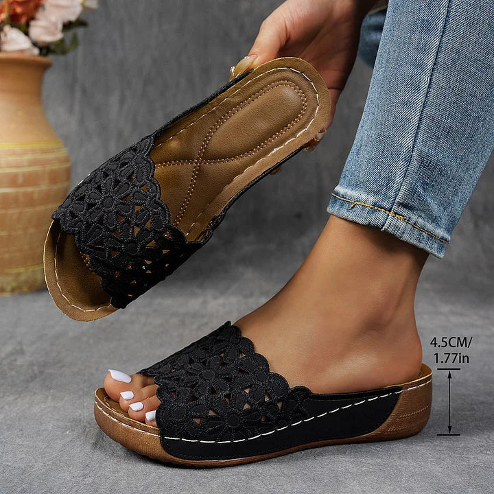 Navodya - Stylische Fisch Sandalen