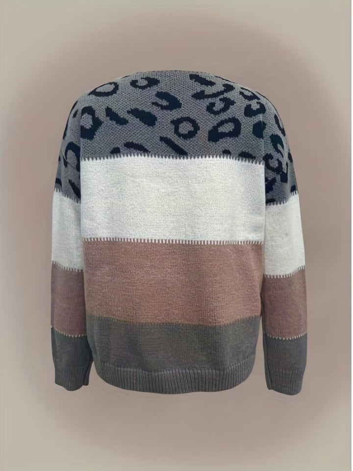 Lona – Strickpullover Mit Leopardenmuster