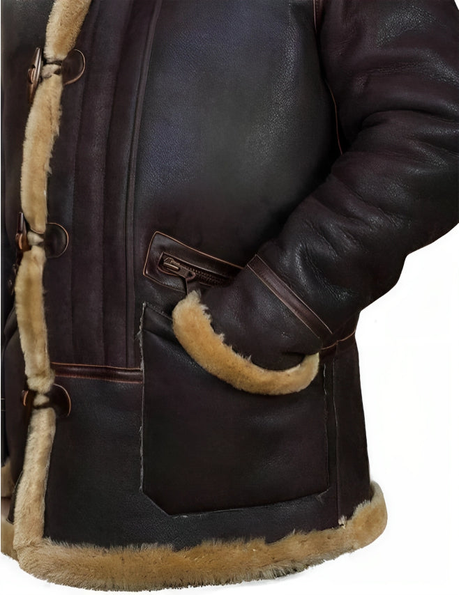 Detlef – Shearling Stil Winter Jacke