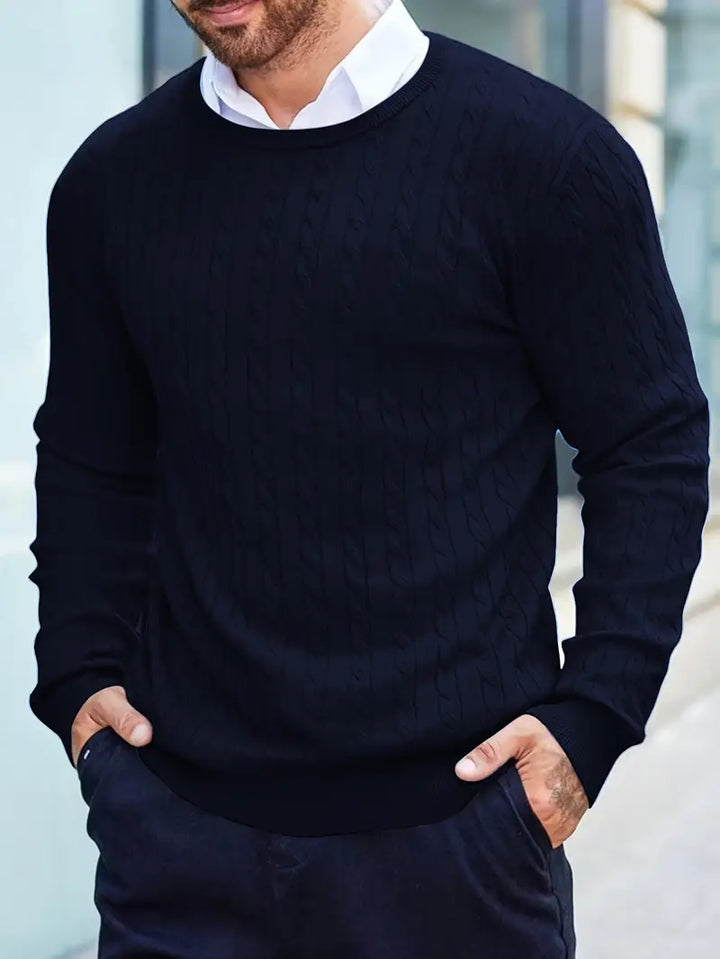Jonty – Gestrickter Langarm Rollkragenpullover