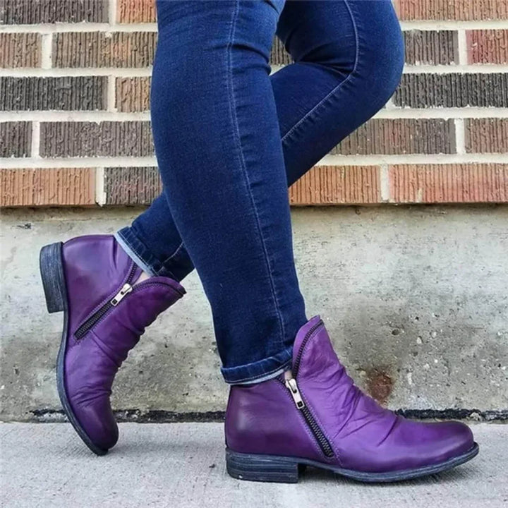 Lianella – Orthopädische Stiefeletten Mit Reißverschluss