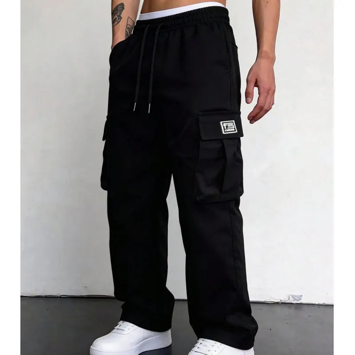 Nesham – Cargohose mit Kordelzug in der Taille und Taschen