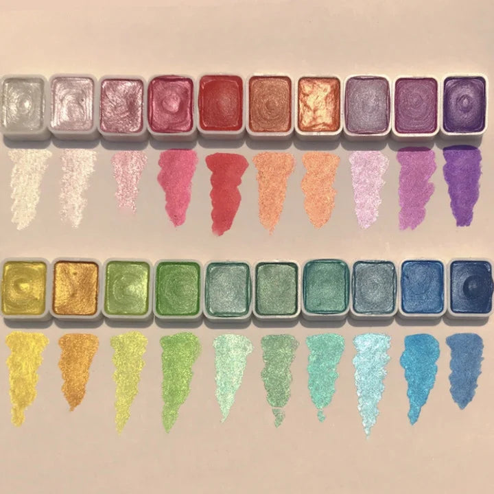 ColorWave - 20 Farben Aquarellmal Set