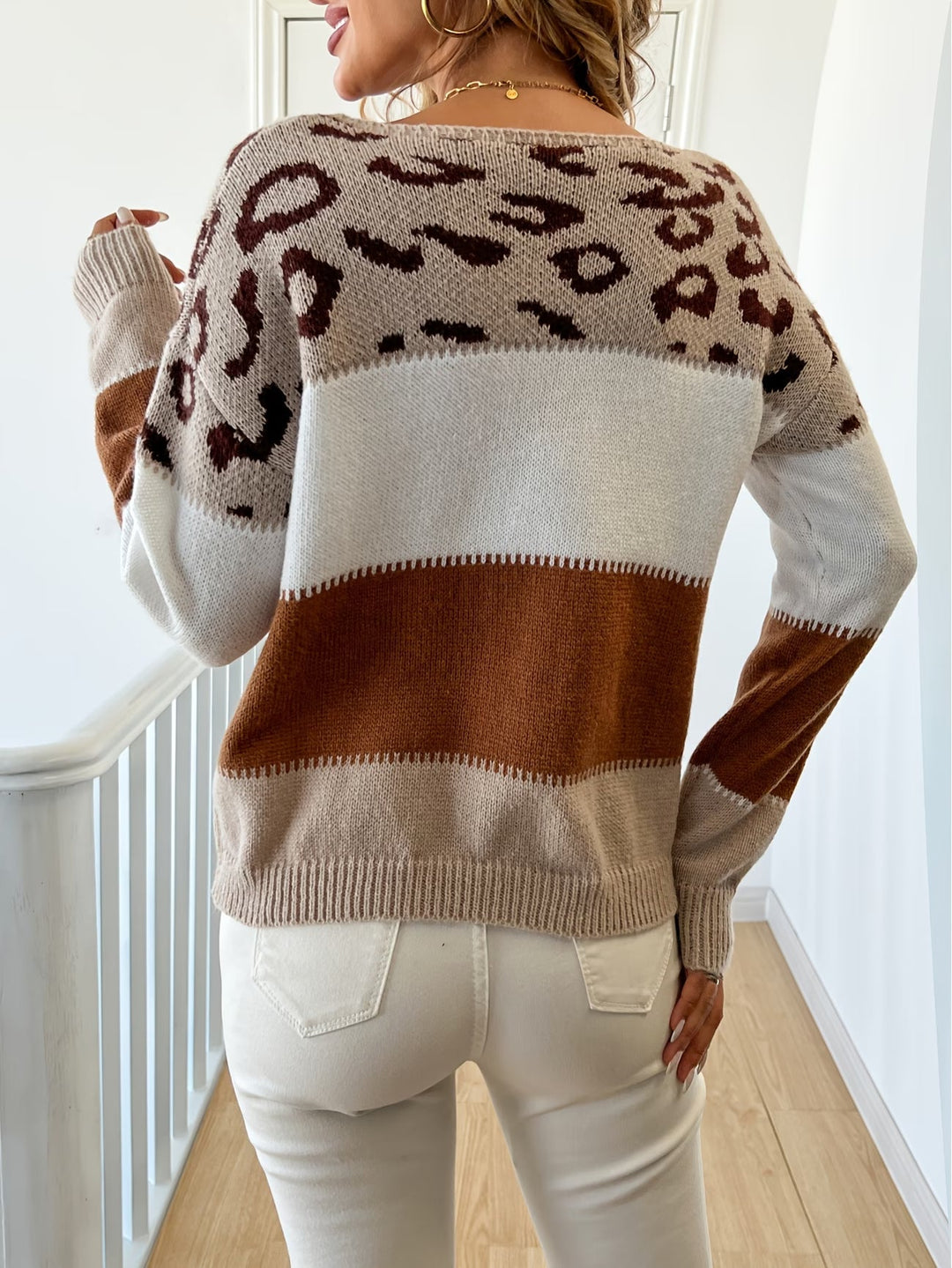 Lona – Strickpullover Mit Leopardenmuster