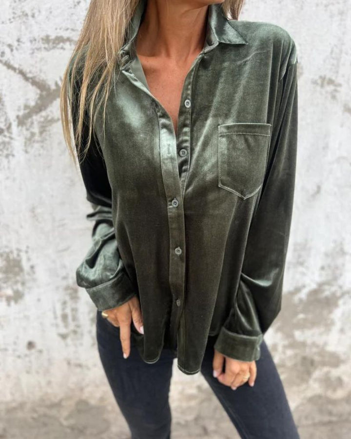 Arinka - Elegantes Langärmeliges Hemd