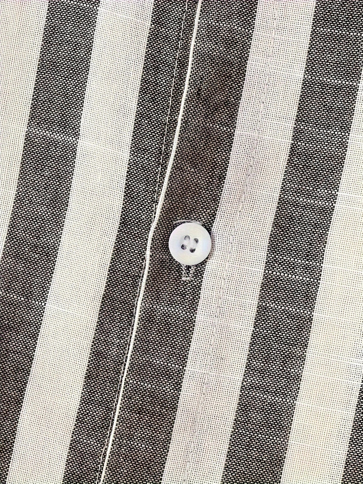 George – Stilvolles Langarm Streifen Hemd