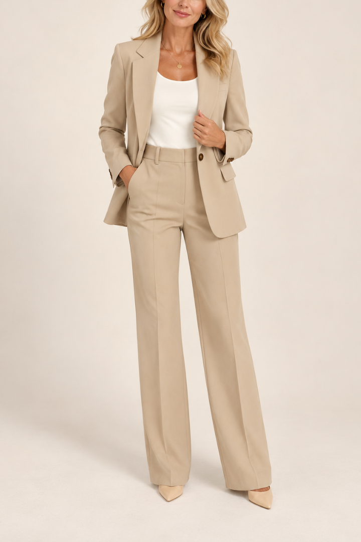 Danyela – Set Aus Blazer Und Hose Mit Geradem Bein