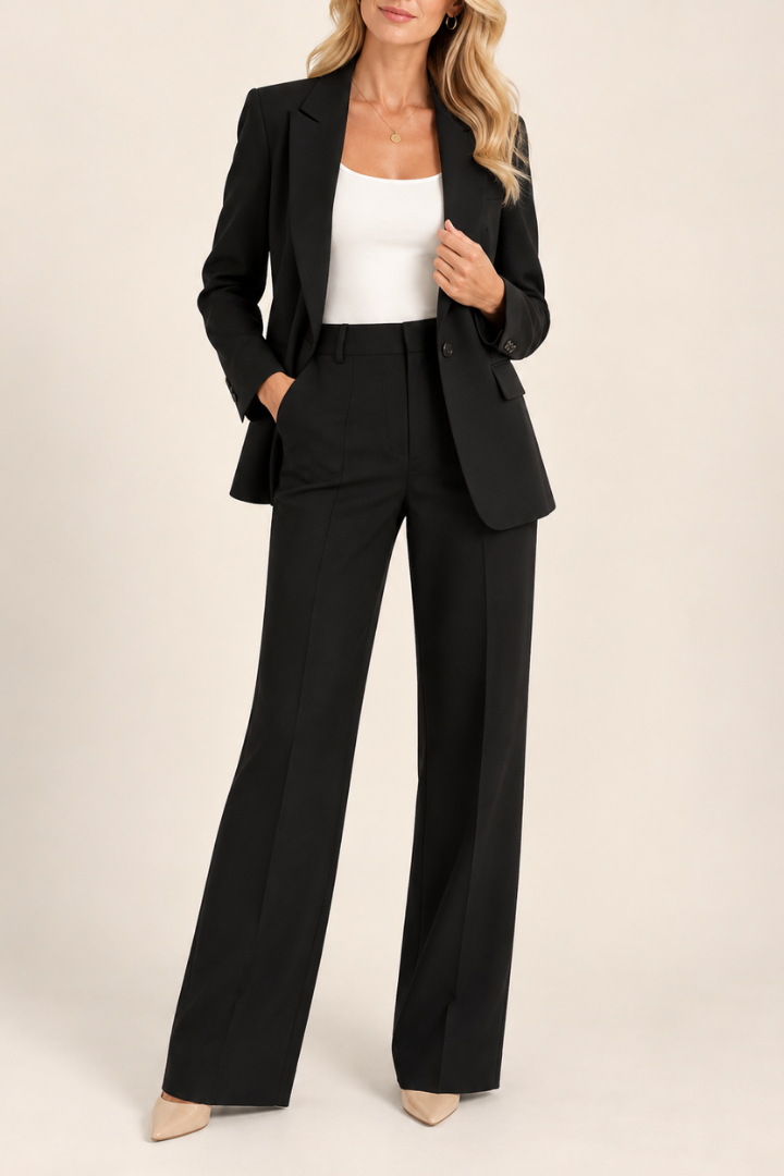 Danyela – Set Aus Blazer Und Hose Mit Geradem Bein