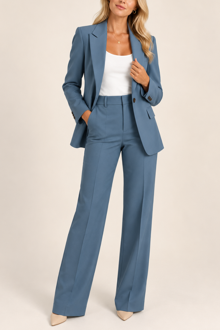 Danyela – Set Aus Blazer Und Hose Mit Geradem Bein