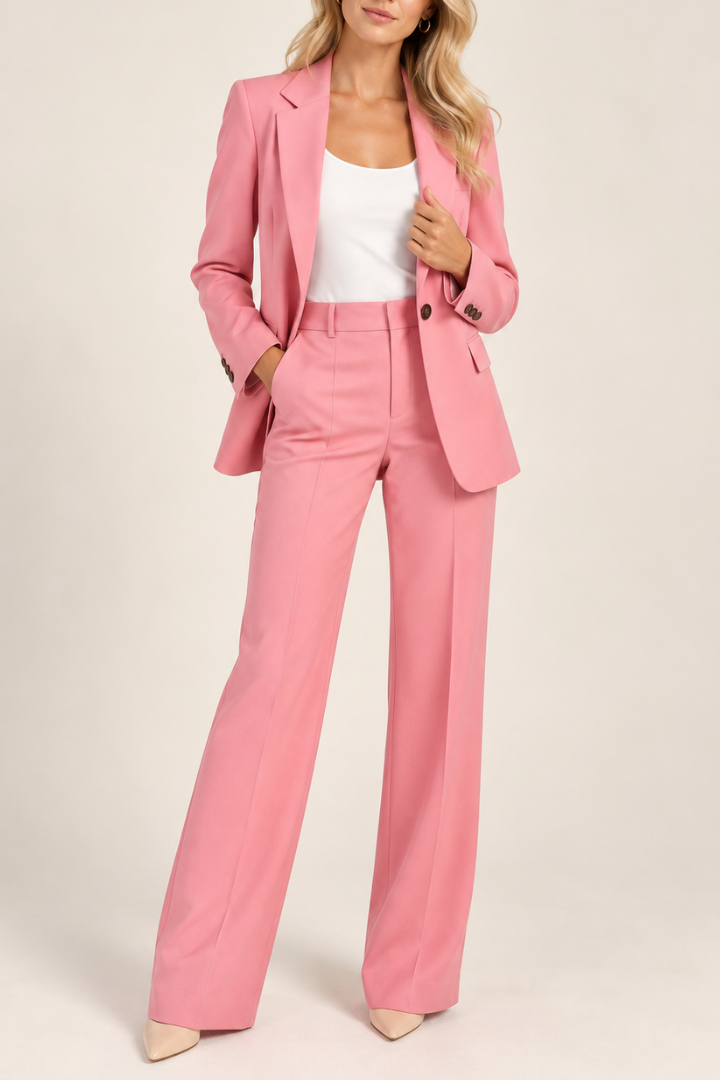 Danyela – Set Aus Blazer Und Hose Mit Geradem Bein