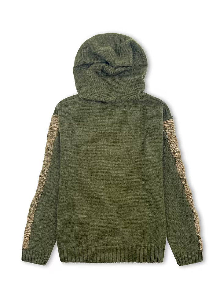 Cypriana – Eleganter Strick Pullover Mit Kapuze