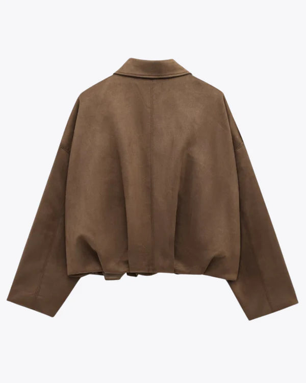 Alena - Bomber Jacke aus Wildleder