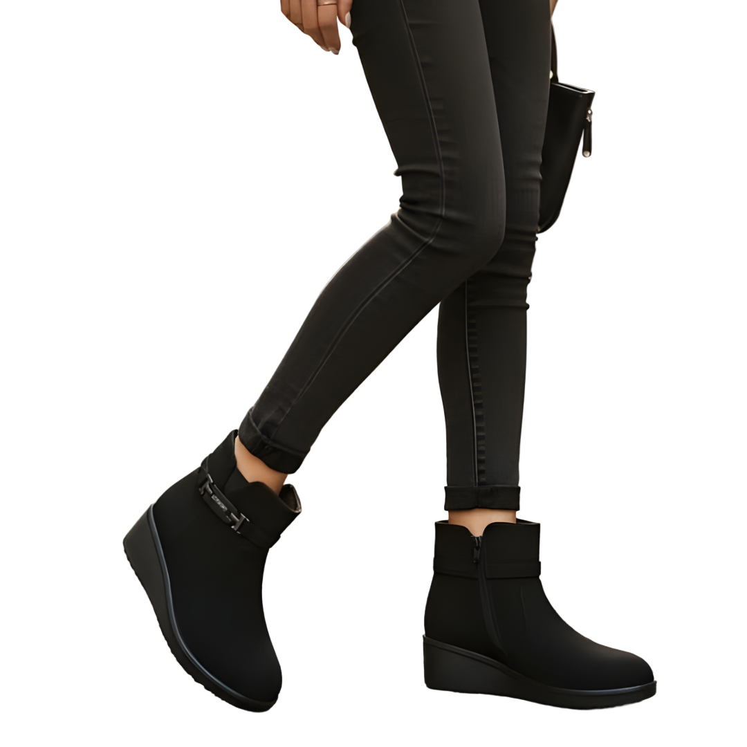 Alwara - Stiefeletten Mit Seitlichem Reißverschluss