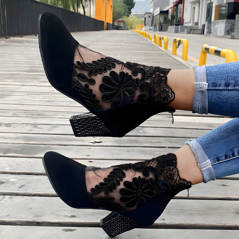 Elizaveta – Orthopädische Schuhe Mit Blumenmuster