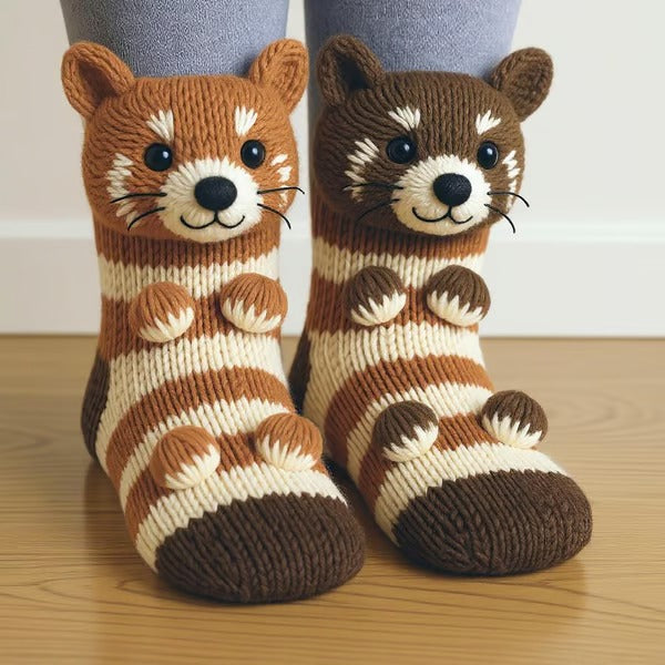CuteStep – Gestrickte Tier Socken