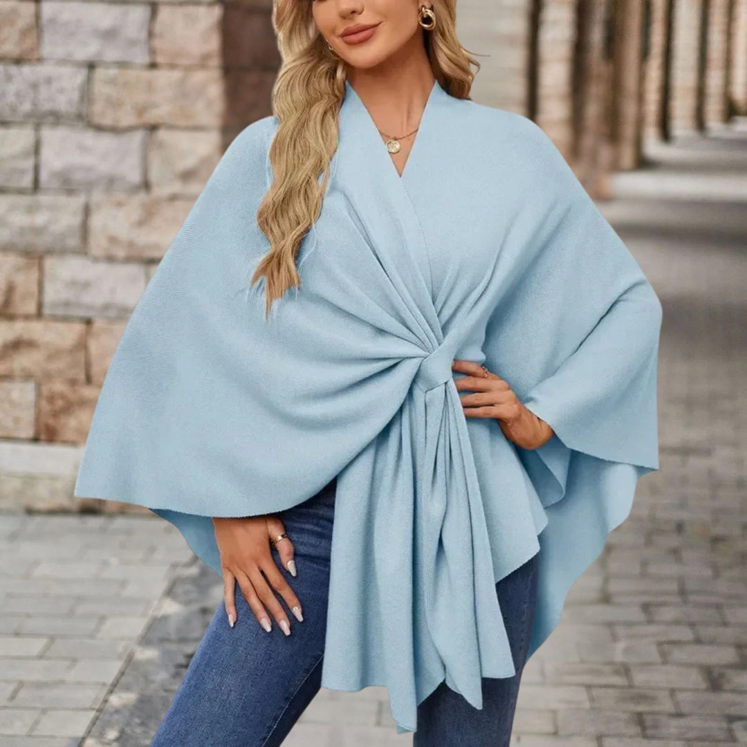 Helin - Bequemer Mit V-Ausschnitt Shawl