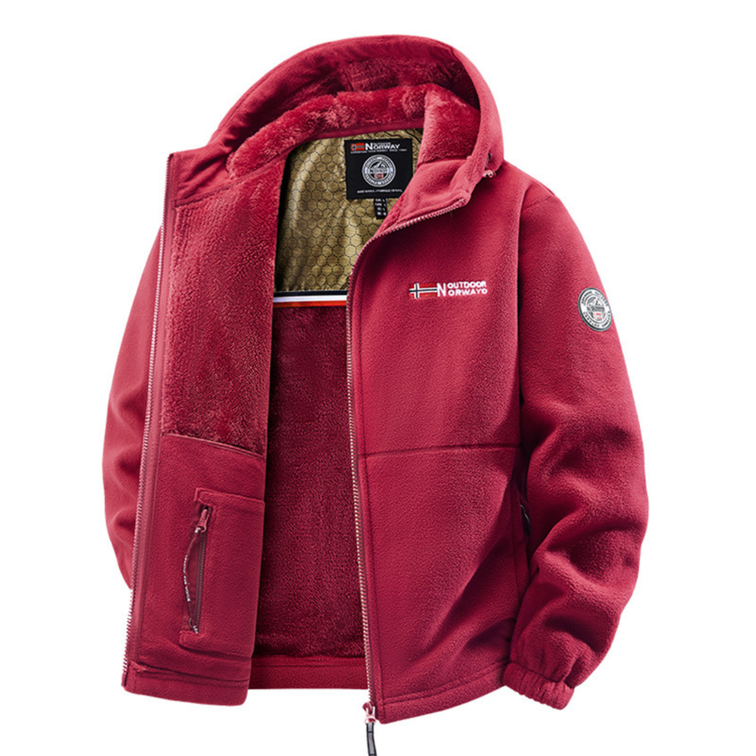 Hales – Fleece Winterjacke Mit Reißverschluss