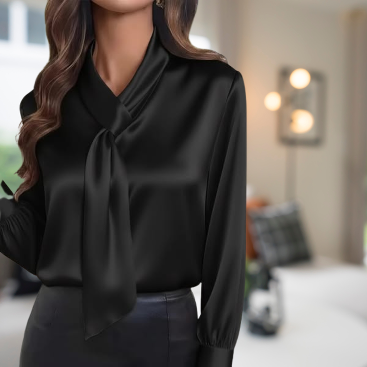 Dorottya – Elegante Satin Bluse