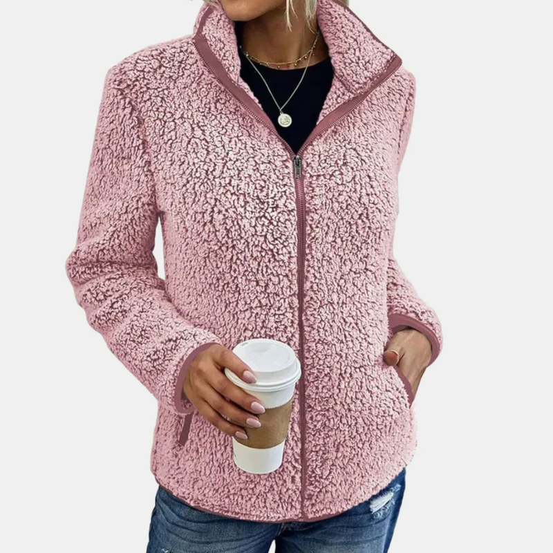 Sureena – Lässige Vlies Jacke