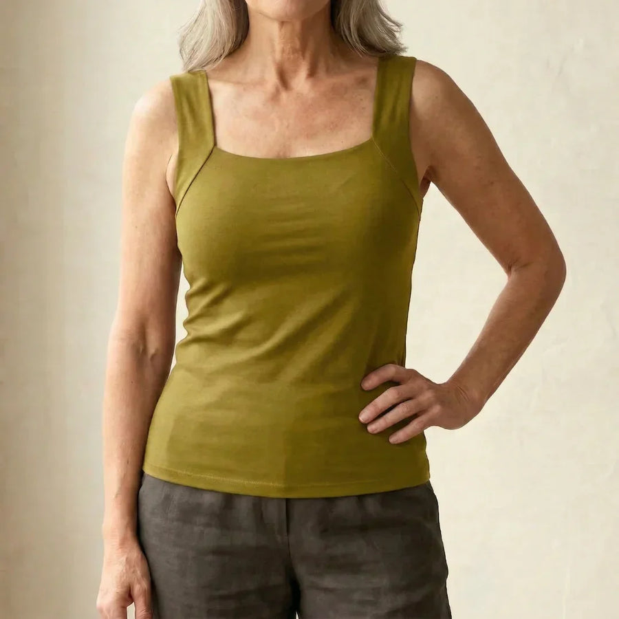Neda - Ärmelloses Tanktop Mit Quadratischem Ausschnitt