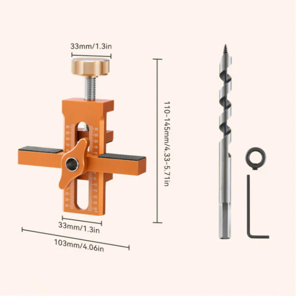 JigMaster - 2-in-1 Schranktür Montagevorrichtung