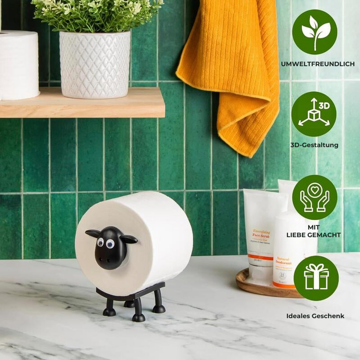 ToiletSheep - Toilettenpapierhalter in Schafform