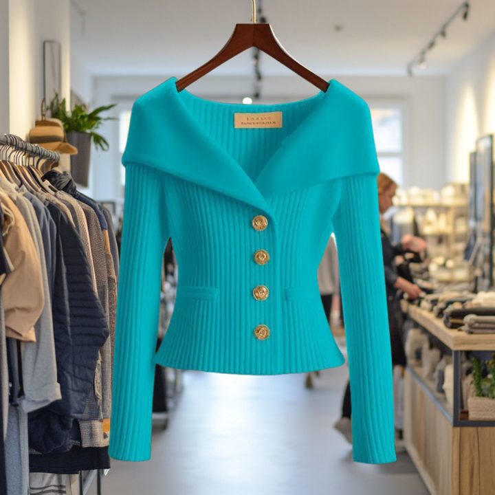 Kamilla - Schick Schließen Sie Strickjacke