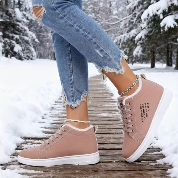 Arlena – Winter Schnürsneaker Mit Fellfutter