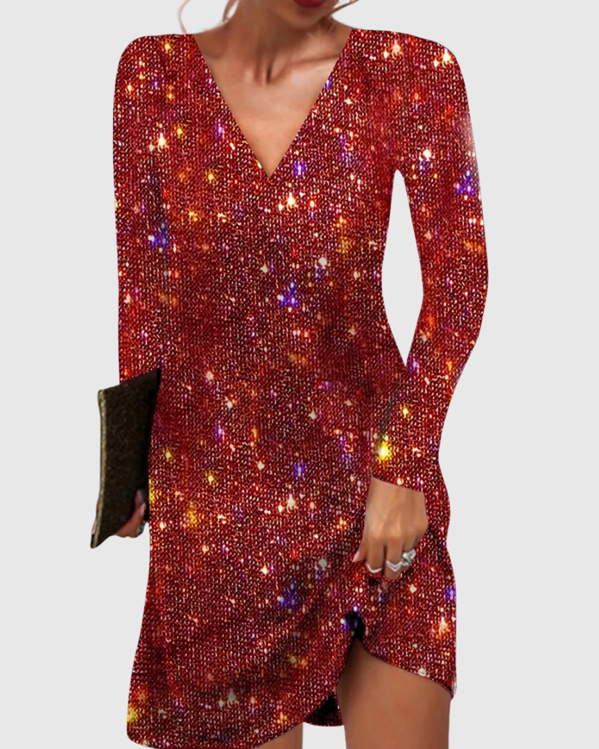 Blazena – Minikleid Mit Pailletten