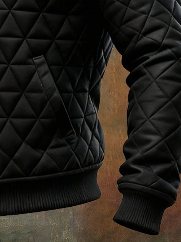 Jorginho – Im Freien Jacke Mit Gestricktem Rautenmuster