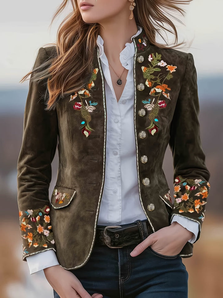 Anisaa – Elegante Jacke Mit Stehkragen