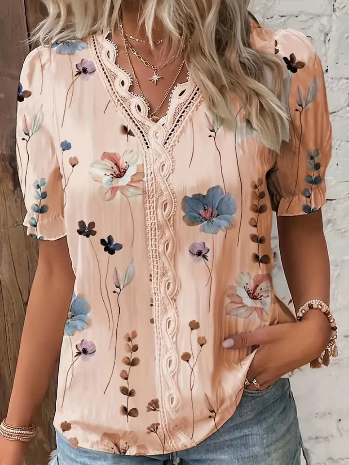 Sakine™ - Bluse mit Blumenmuster