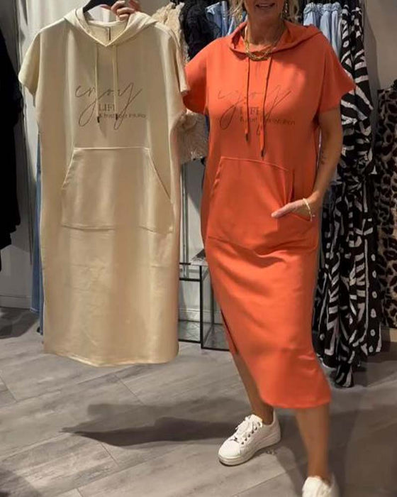 Nadia – Elegantes Kleid Mit Kapuze