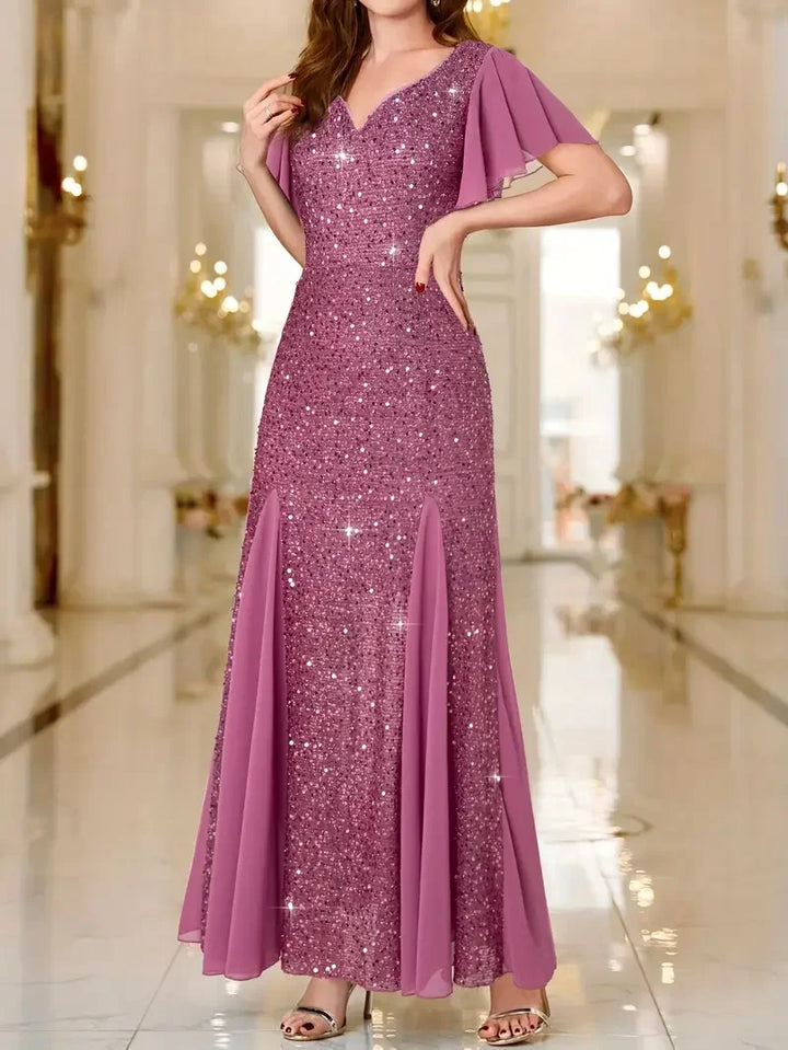 Hinrikka – Elegantes  Stilvolles Satinkleid