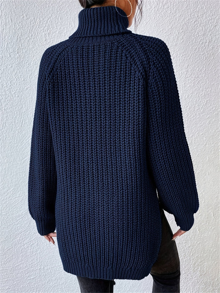 Felina – Langärmeliger Rollkragenpullover Aus Strick