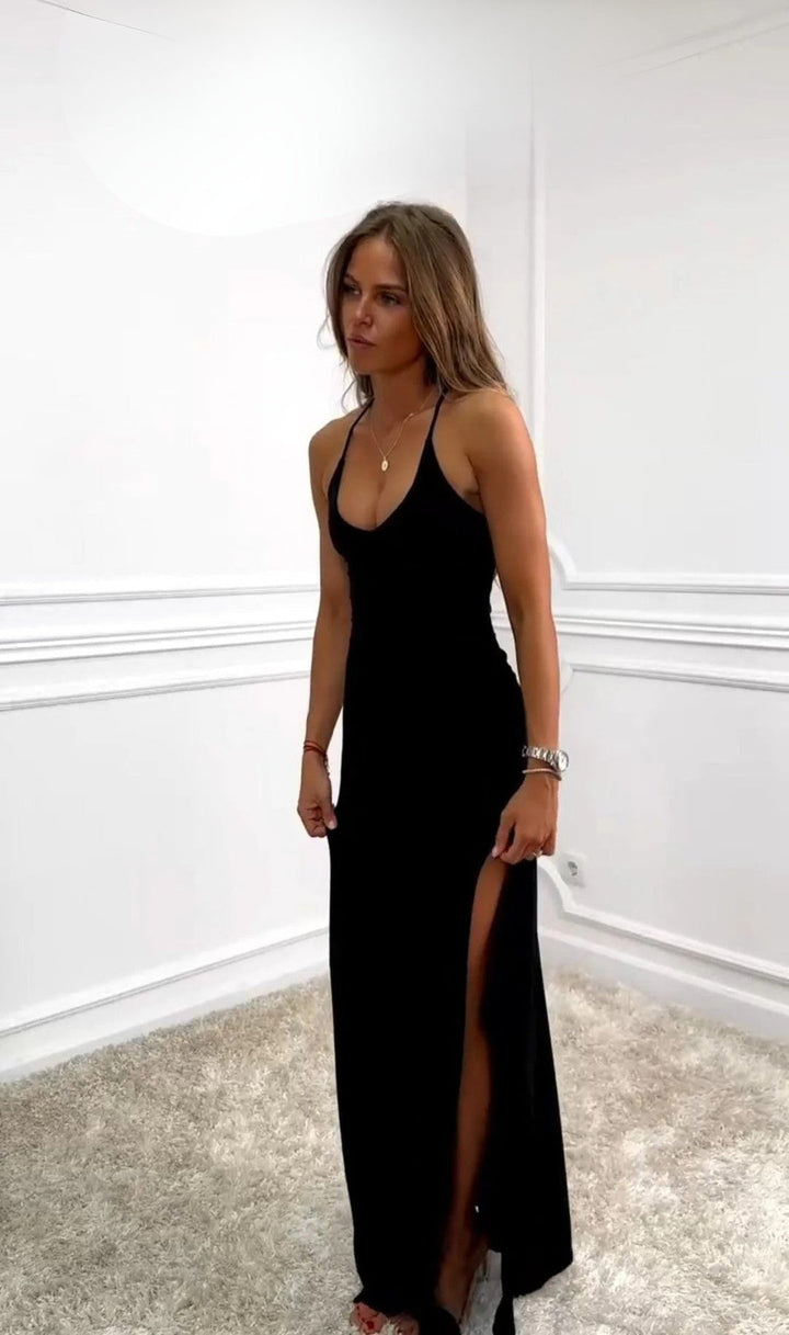 Nilessa – Elegantes, ärmelloses Maxi Kleid