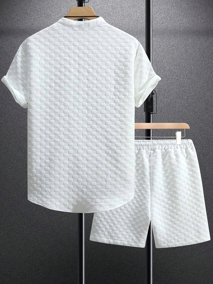 Zane – Lässiges Sommer Set Aus Kurzarm Hemd Und Short