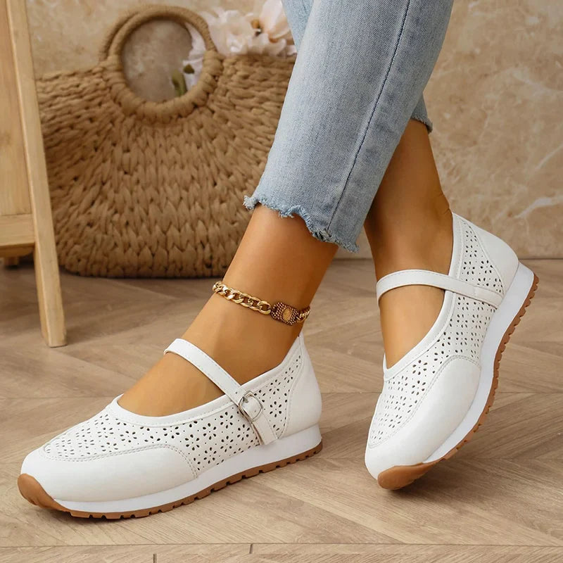 Jewell - Atmungsaktive Orthopädische Lederschuhe