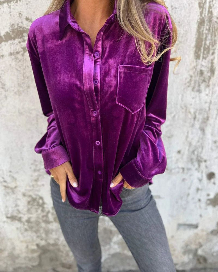 Arinka - Elegantes Langärmeliges Hemd