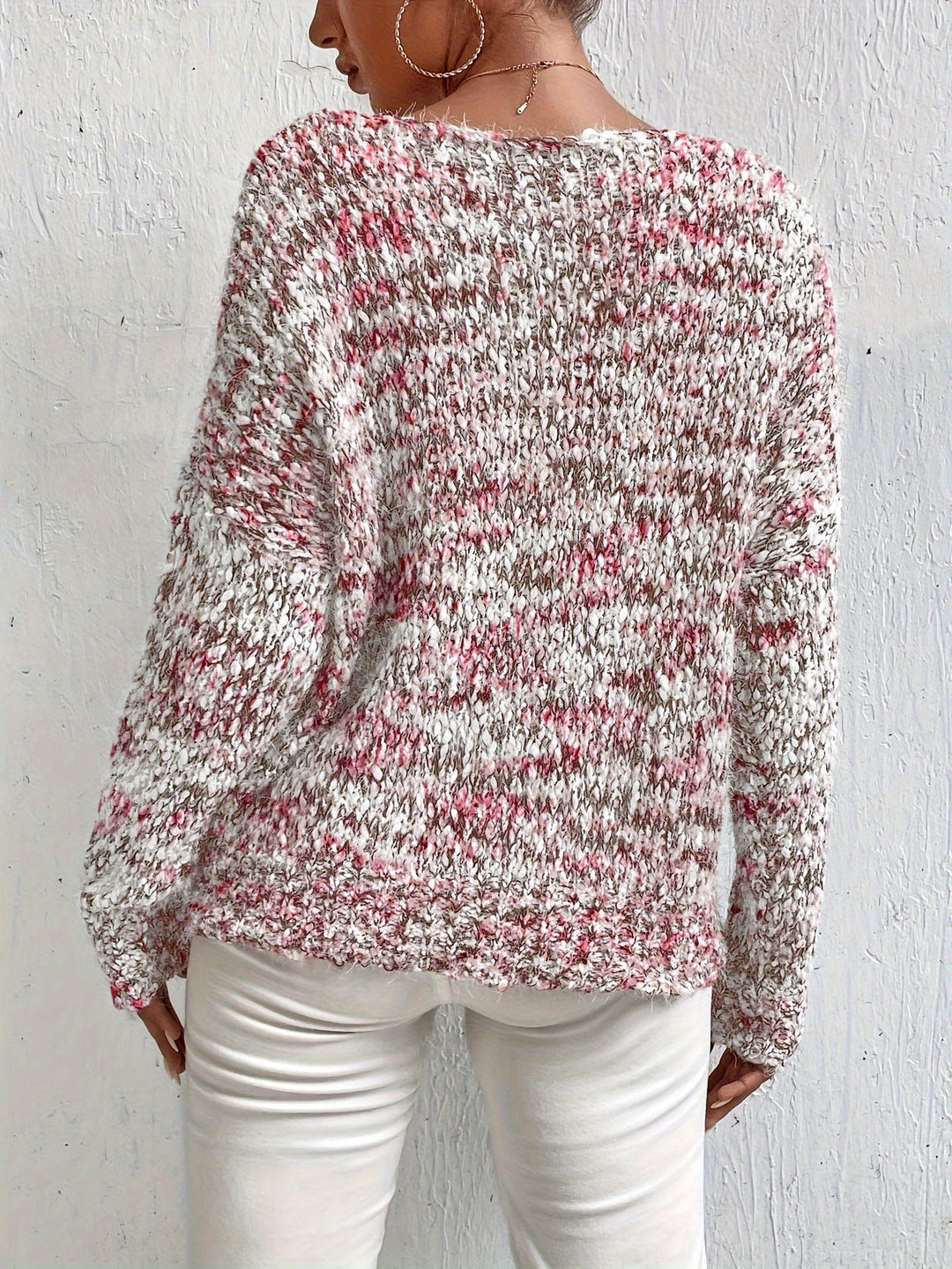 Chryselda – Lässiger Langarm Strickpullover