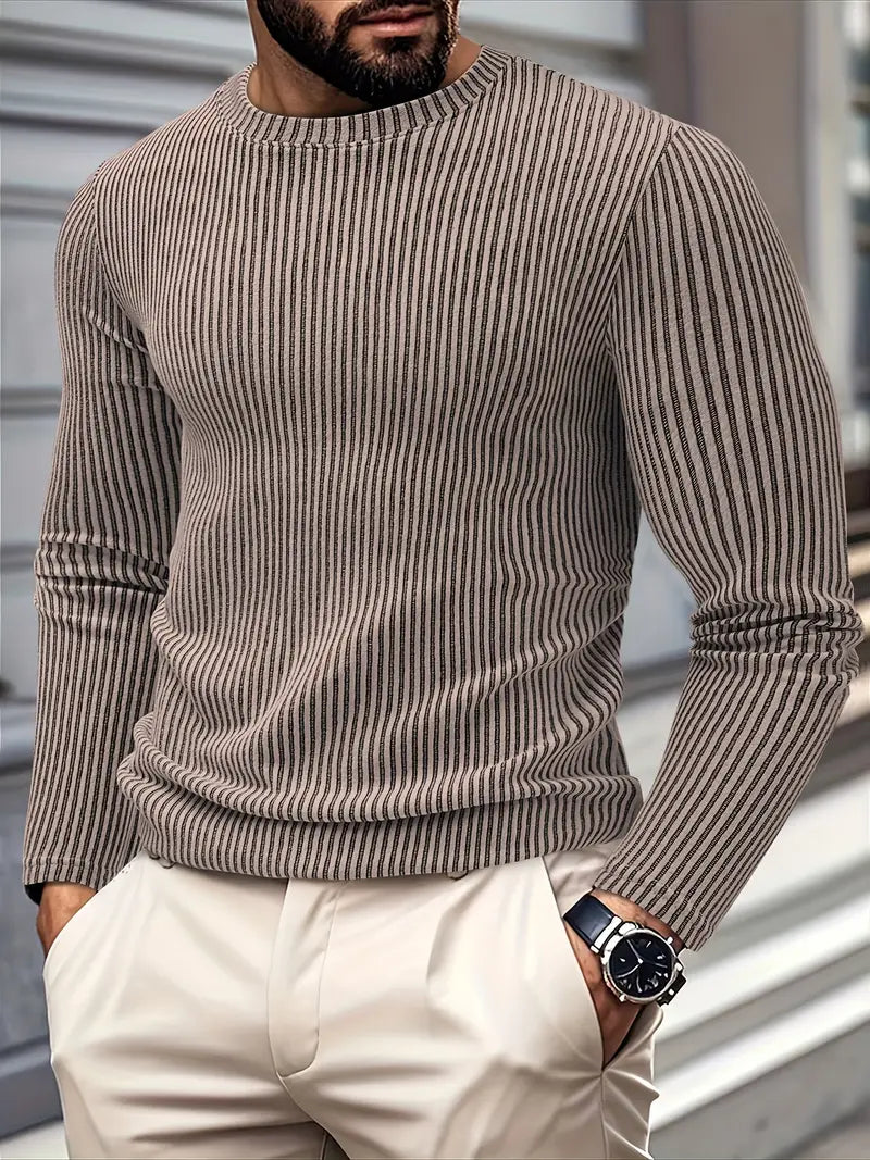 Kaufman – Lässiger Langarm Strick Pullover