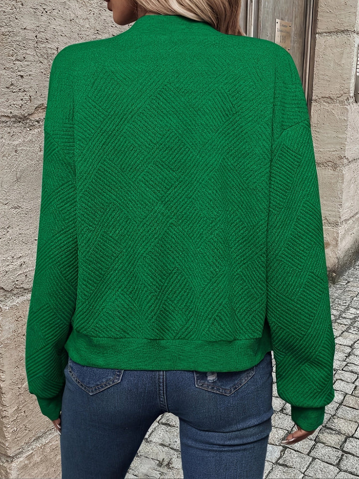 Jemma – Langärmelige Jacke Mit Reißverschluss