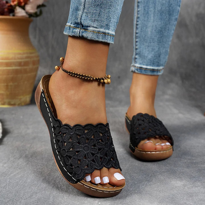 Navodya - Stylische Fisch Sandalen