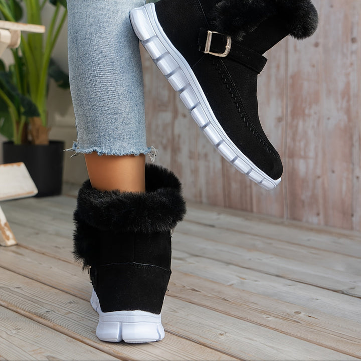 Adriany - Winter Stiefel Mit Dicker Sohle