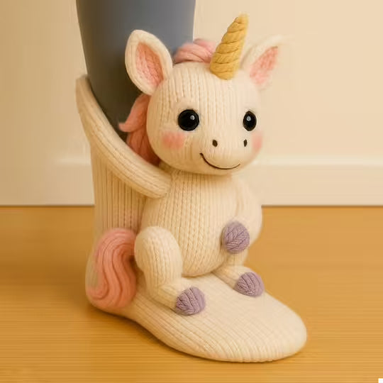 CozyCritters – Gemütliche Socken Mit Gestrickten Tiermotiven