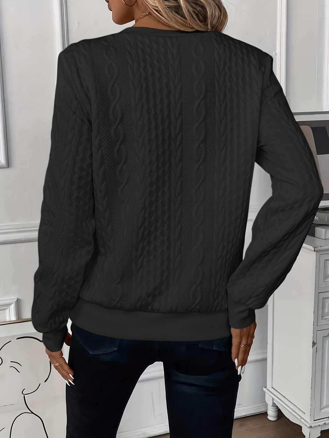 Karoline – Eleganter Und Bequemer Reißverschluss Pulli