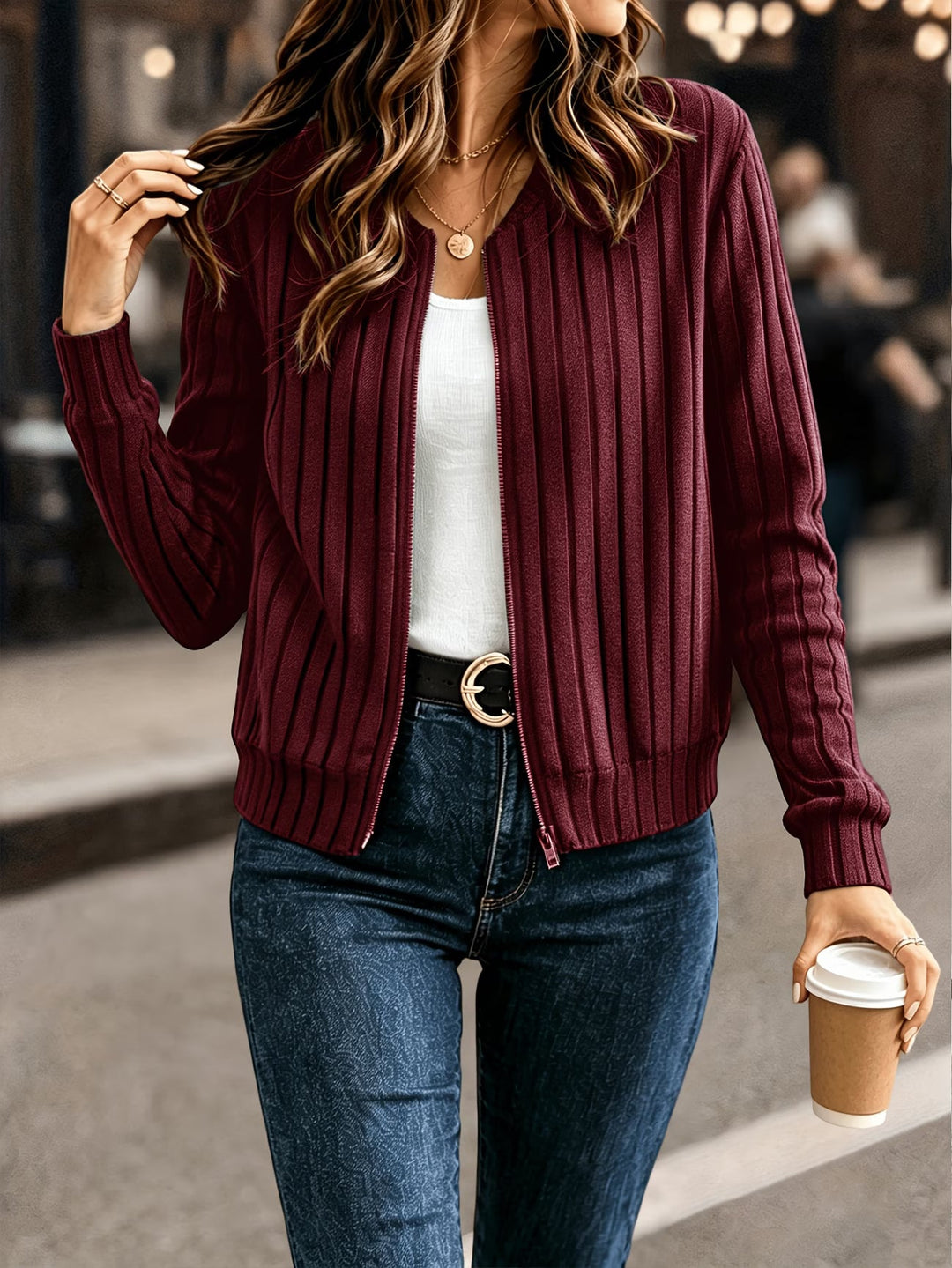 Nalia – Strickjacke Mit Einem Ärmel