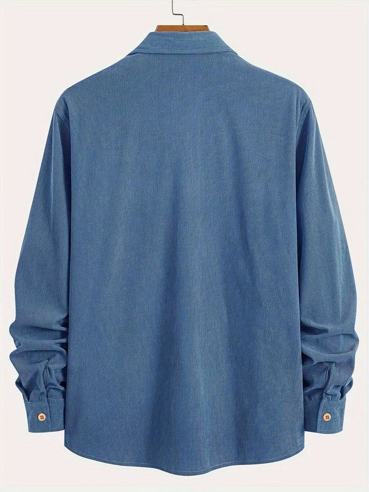 Felipe - Lässiges Hemd Aus Kord Mit Knöpfen