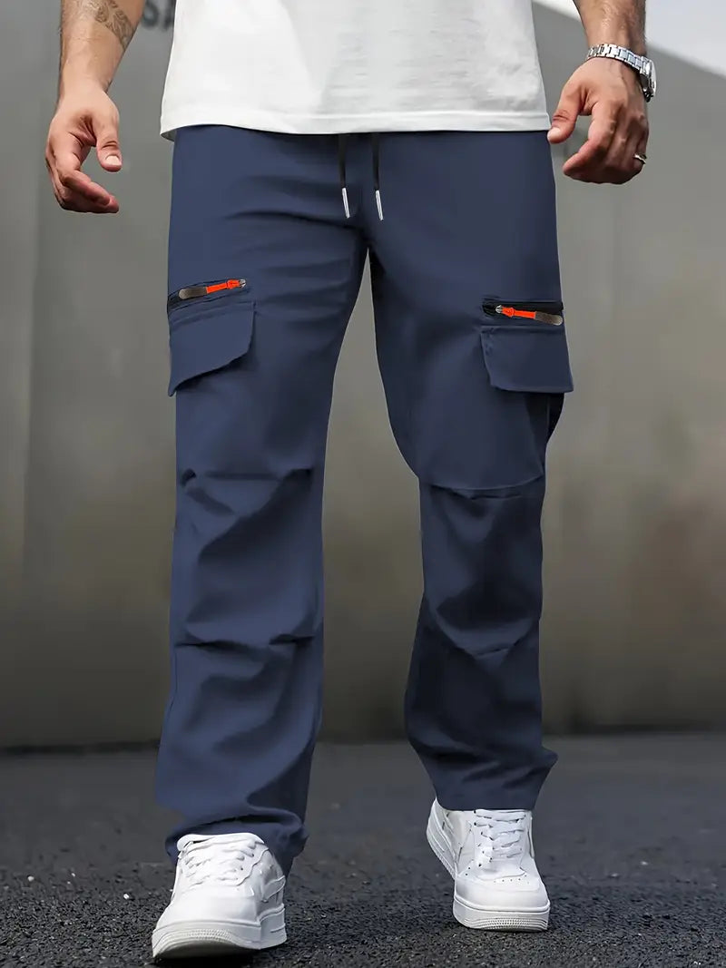 Thaddeus – Lässige Fracht Hose Mit Kordelzug In Der Taille