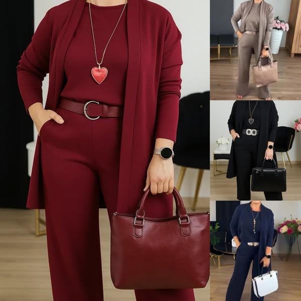 Loleen – Stilvolles Dreiteiliges Set